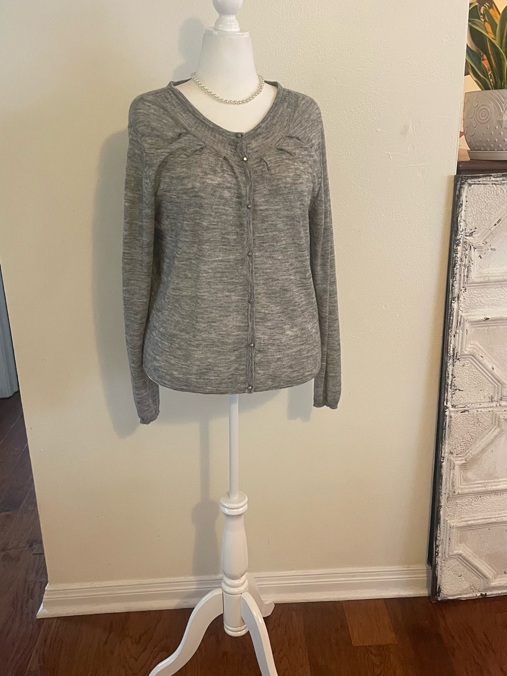 Vintage Laura Ashley Button-Front Women's Sweater Cardigan